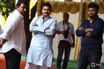 Pawan Kalyan and Trivikram New Movie Opening Photos
